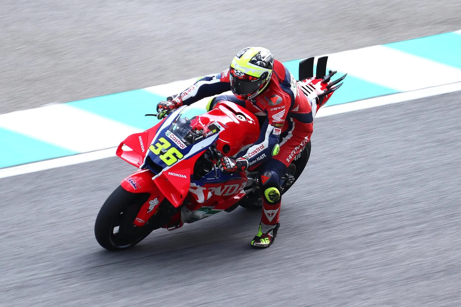 Joan Mir sur la Honda officielle numéro 36