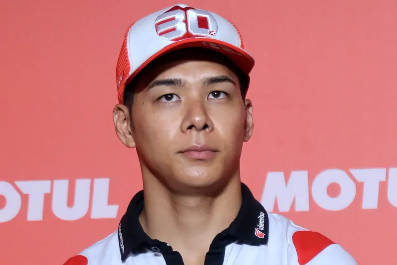 Takaaki Nakagami en tenue Honda LCR au Grand Prix du Japon 2023