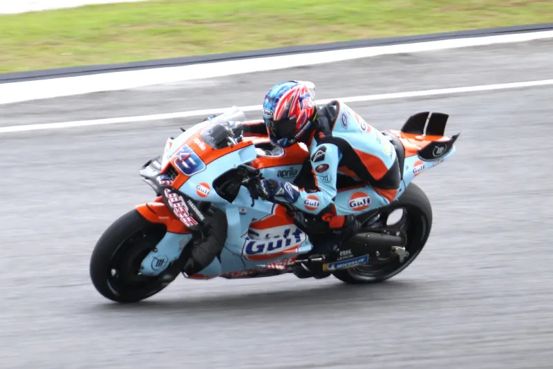 Ai Ogura sur l’Aprilia Trackhouse numéro 79 au Grand Prix de Malaisie 2025