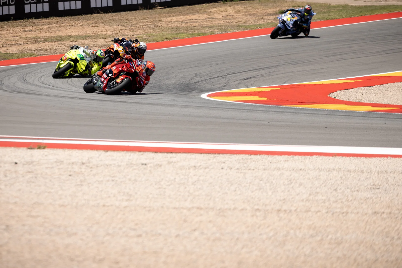 Marc Márquez mène un groupe de pilotes MotoGP au Grand Prix d’Aragon 2025