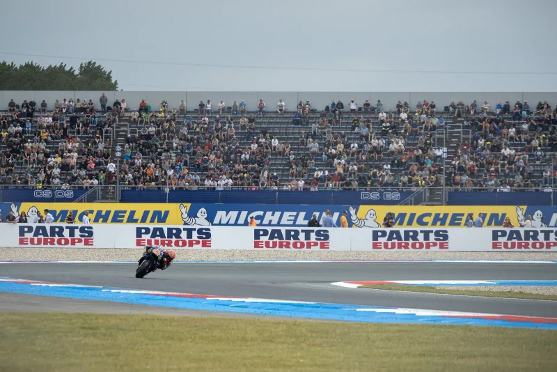 Fabio Quartararo sur sa Yamaha au Grand Prix des Pays-Bas 2025
