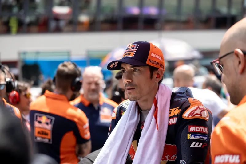 Maverick Viñales en tenue KTM Tech3 au Grand Prix d’Italie 2025