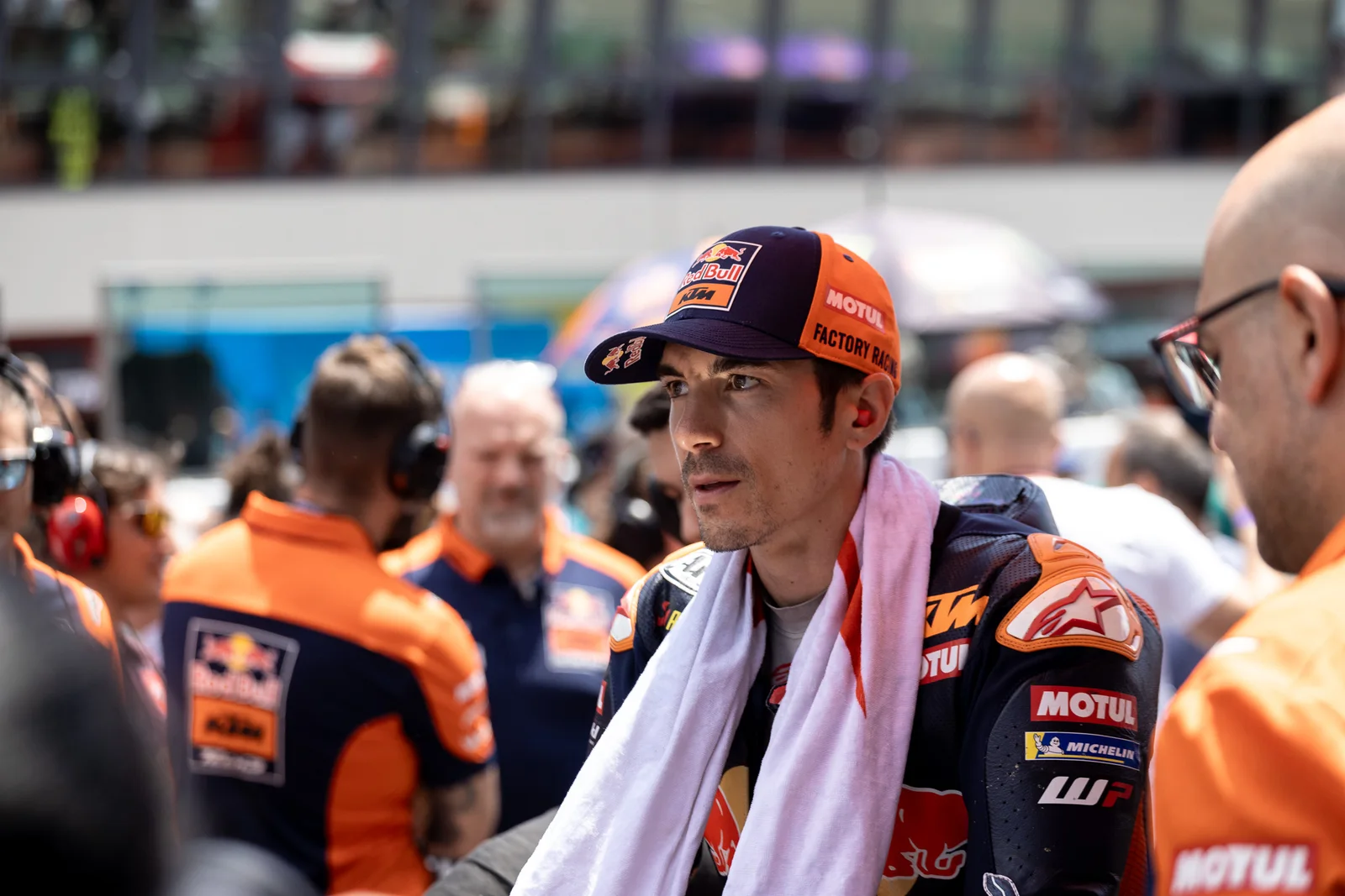 Maverick Viñales en tenue KTM Tech3 au Grand Prix d’Italie 2025